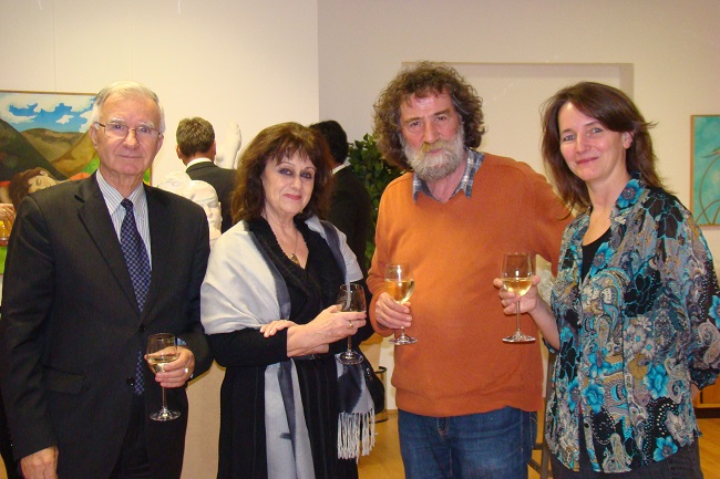 Botschafter Dr.Minarolli mit Gattin, Destan und BarbaraGashi 